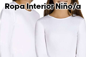 Ropa interior niño niña class=img-fluid