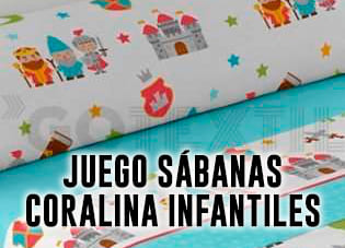 Sábanas Coralina Infantiles