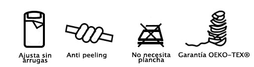 Características de la sábana bajera ajustable